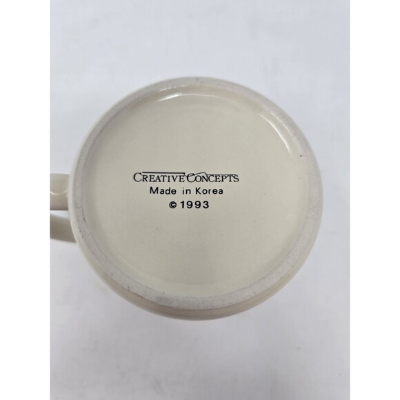 VINTAGE CREATIVE CONCEPTS CHRISTMAS COFFEE MUG CUP DRINKWARE SANTA & MRS. CLAUS - Picture 11 of 12